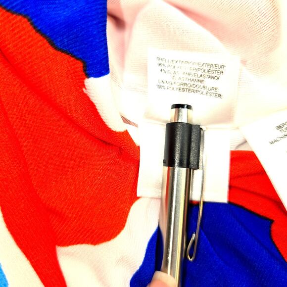 Anne Klein 10 Women's Sleeveless Red Maxi BOHO Sun Dress Miss Size Medium M - Picture 5 of 7